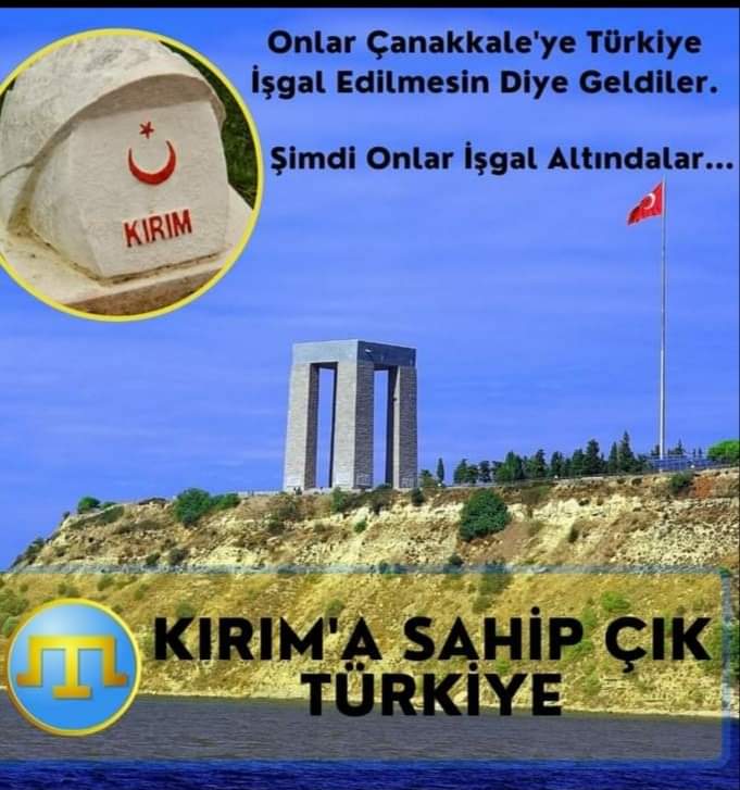 #Kırım 

#receptayiperdoğan
#cumhurbaskanlığı
#türkiyecumhuriyeti
#dışişleribakanlığı
#tika
#içişleribakanlığı
#mevlütçavuşoğlu
#süleymansoylu
#türkiye
#çanakkale
#18martcanakkalezaferi