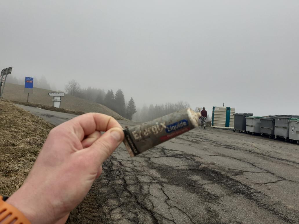 High altitude binning on the Col de Joux Plane. The remnants of summer cycling.
