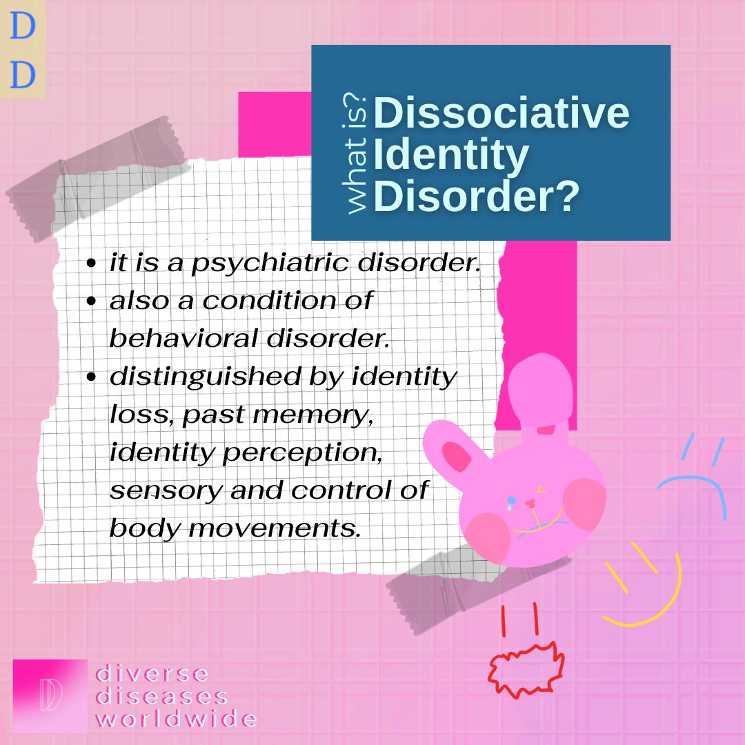 diversediverse1's tweet photo. DID
#diversediseases_worldwide
#diseases
#dissociativeidentitydisorder
#mentaldisorder
#mentalhealth https://t.co/vFD3PvxtRo