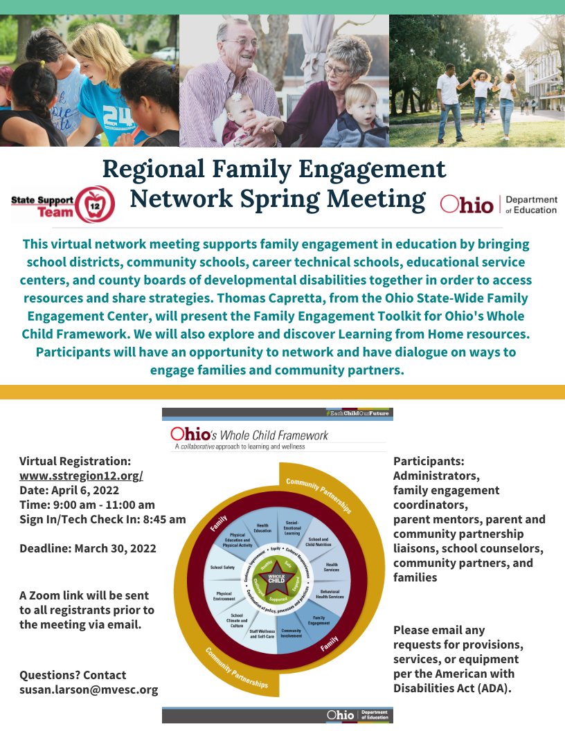 SSTRegion12's tweet photo. Regional Family Engagement Network Spring Meeting https://t.co/PTUYidoAVt