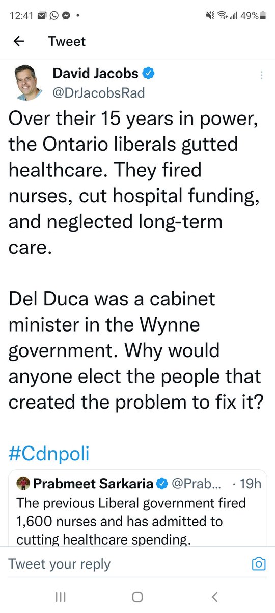 KRS61's tweet photo. @Elise_ekd Ontarians havent forgotten 15 years of scandals, mismanagement, massive debt, and cuts to Healthcare and LTC inspections that left us woefully ill-prepared for covid 18 months after libs were rightfully kicked to the curb...
#NeverDelDuca
#NeverHorwath
https://t.co/HbK009nEG0