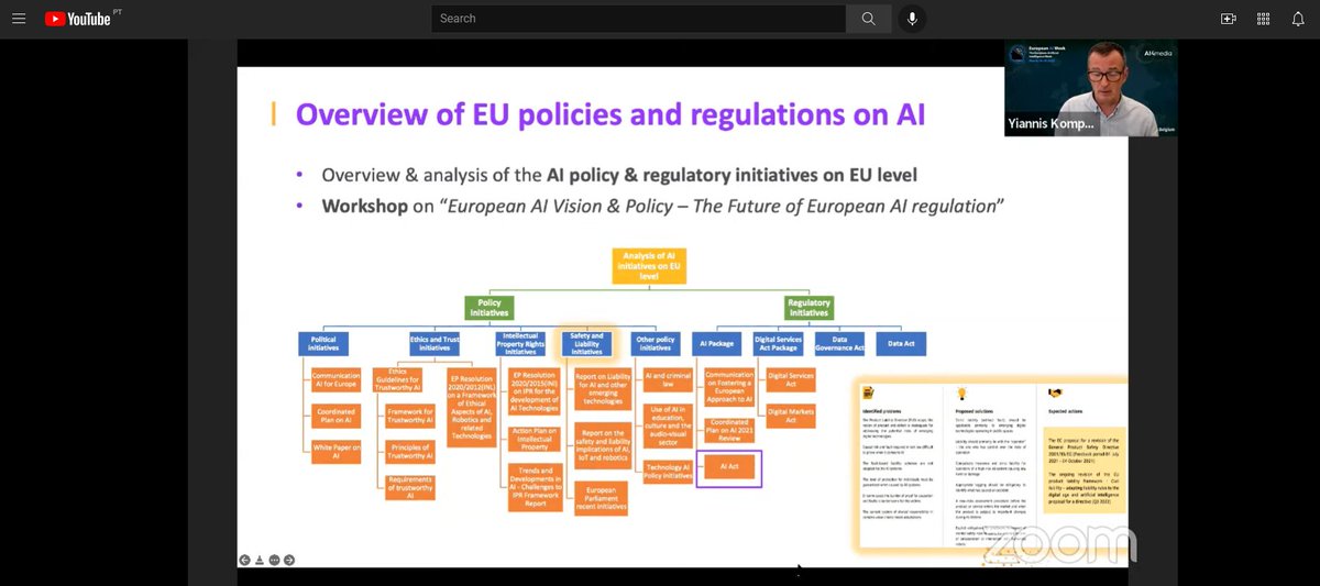 ai4mediaproject's tweet image. AI4Media Coordinator @kompats LIVE at the #EuropeanAIWeek
Watch it 👉 youtube.com/watch?v=yHvcIV…  

@AI4EU @vision_claire