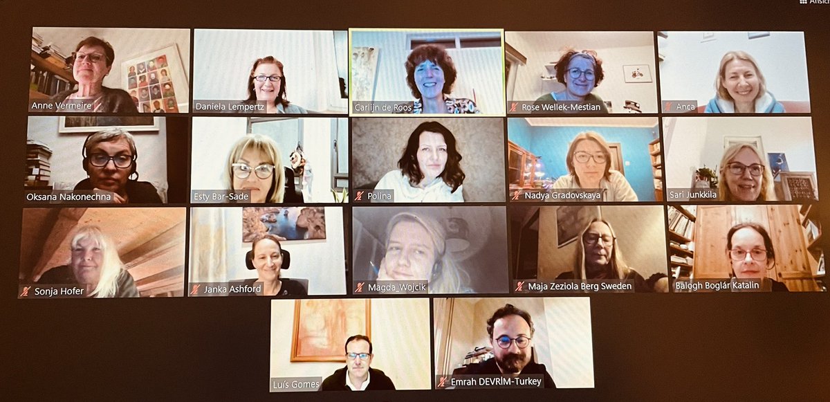 LempertzD's tweet photo. Child & Adolescents Committee of EMDR Europe meeting yesterday evening - united and dedicated, working together for traumatized children and their families. #EMDR #LPK_RLP #KV_RLP https://t.co/YyOjMCbeHT