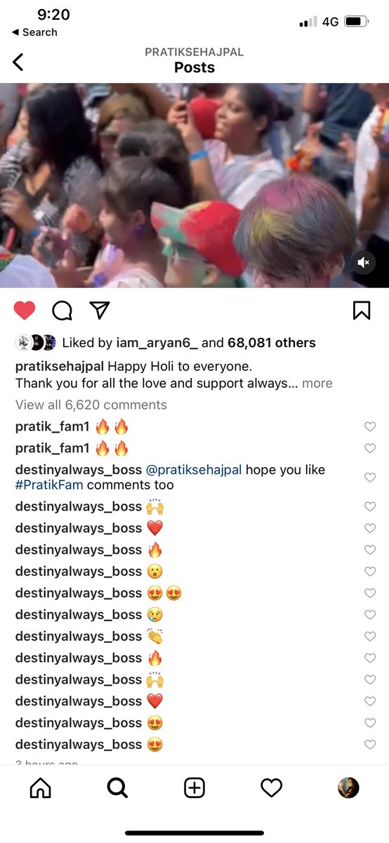 DestinyyyBoss's tweet photo. Guys plz take @realsehajpal IG Comment activity seriously!!Make it a part of your daily life to show ur love to him ♥️🐝Together we will do it #PratikFam #PratikSehajpal https://t.co/4klf1DjEmx