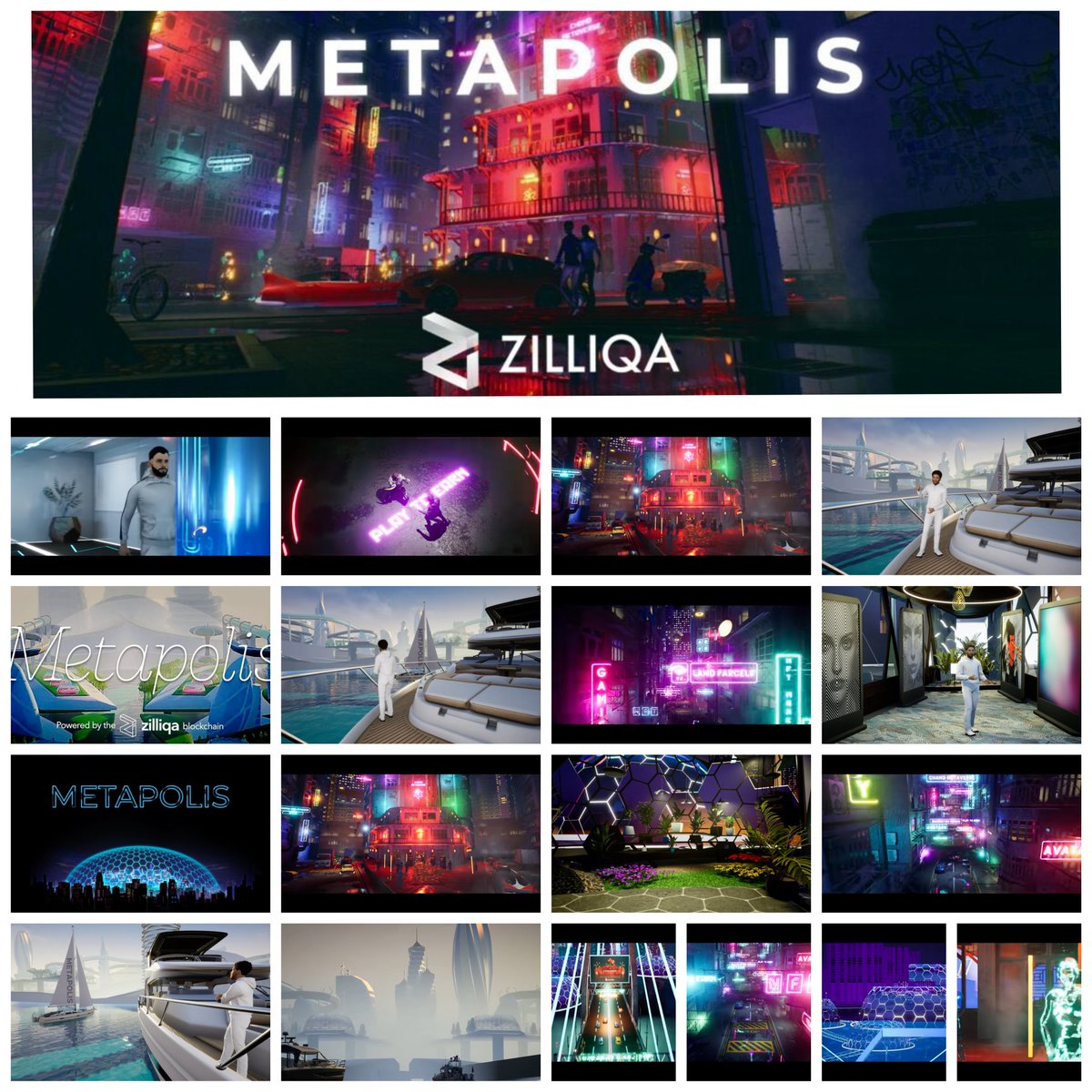 CryptoBull36's tweet photo. @DrProfitCrypto That’s the new player from Zilliqa “METAPOLIS” https://t.co/9PSCJtEBUH