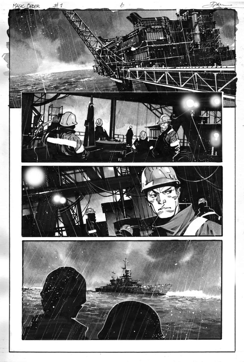 ⚡️So, as the news is out I can finally tell you that I'm working on Magic Order vol 4 with @mrmarkmillar ⚡️
Here are a few preview pages🔻 
