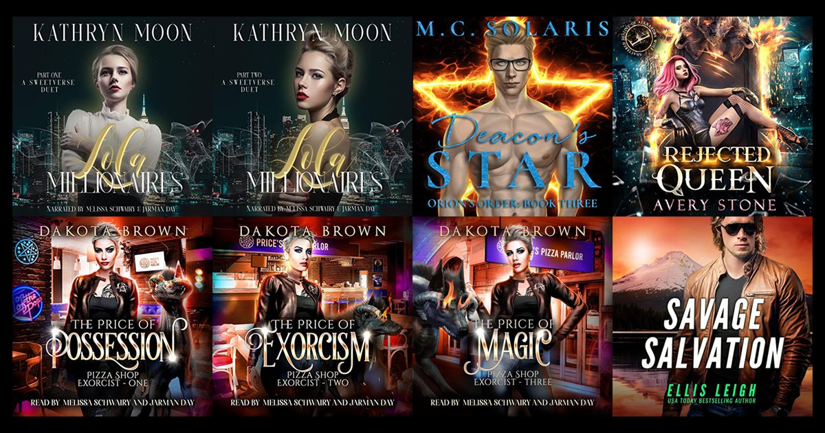 It's been so long since I posted an update on all the wonderful titles I've narrated over the past year! Great stories, fun characters, drama, laughs and LOTS of sexy time. All available on Audible!
#Romance #RomanceAudio #Audiobooks #Narration #VoiceOver #VO #ReverseHarem