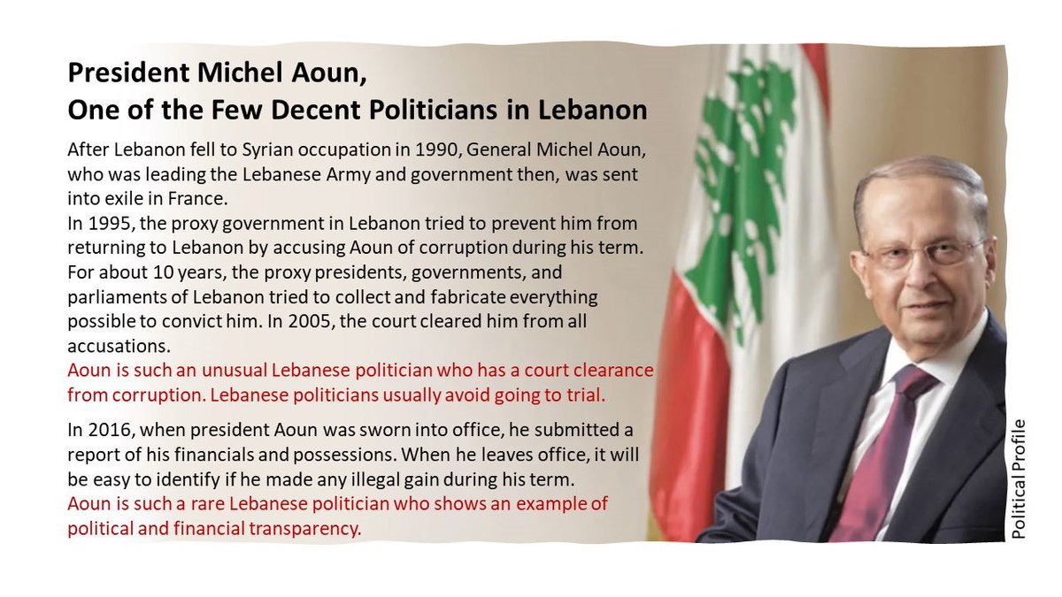 lacdus's tweet photo. @LBpresidency President Michel Aoun: Profile of a An Outstanding Leader https://t.co/JAmQUNTZ2i