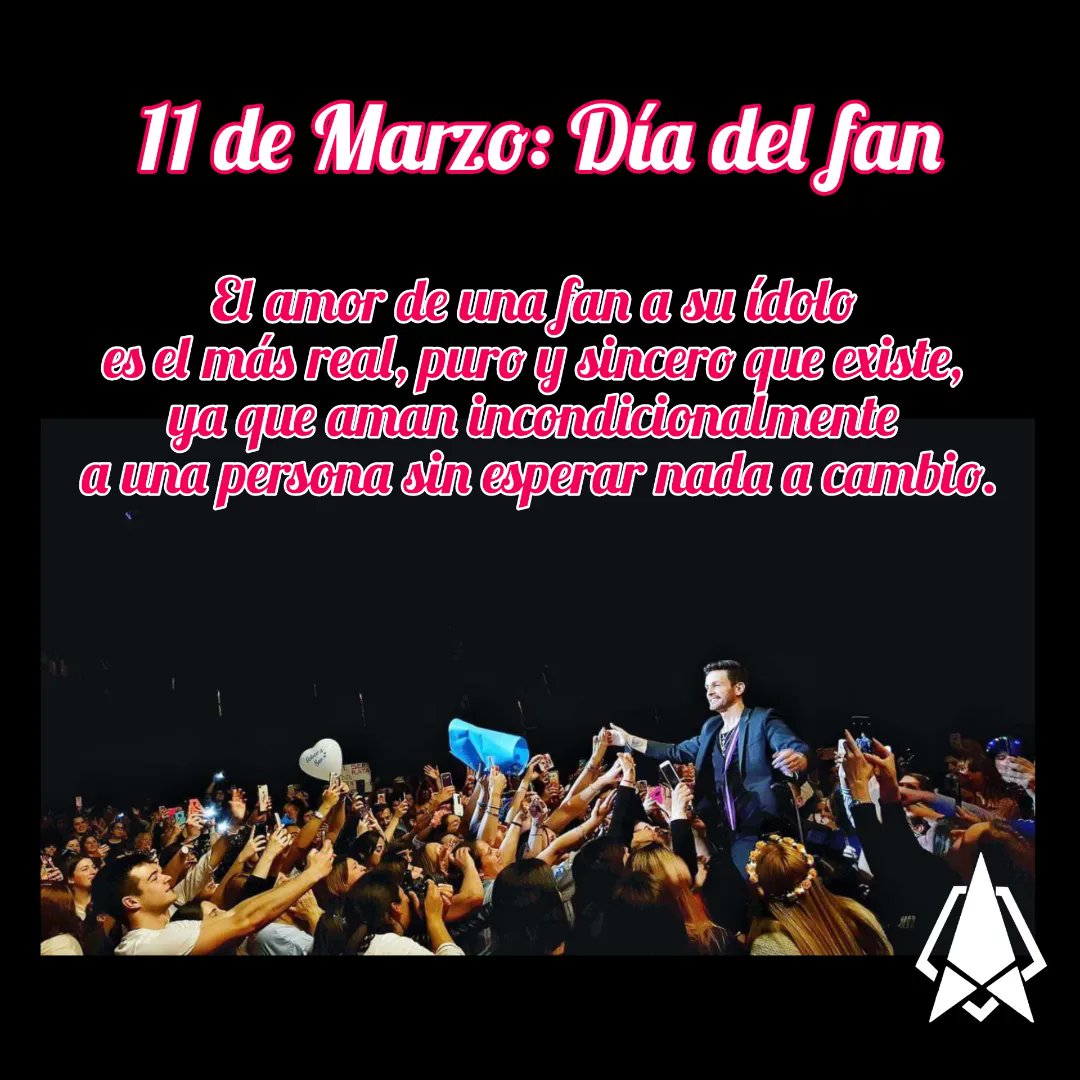UnivAxel_Azul's tweet photo. El amor de un fan a su ídolo es el más real, puro y sincero que existe, ya que ama incondicionalmente a una persona sin esperar nada a cambio🌸

Y nosotras somos muy afortunadas porque tenemos al mejor de los ídolos @AxelOficial 

Feliz día del fan!!!

#LaMusicaNosUne
#DíaDelFan https://t.co/fAJ10iFHZx