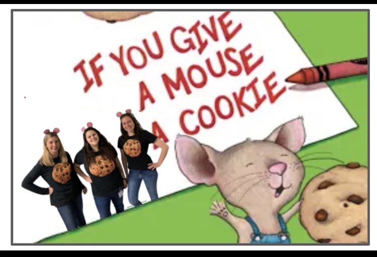 It’s Book Character Day at Kingston!  We love If You Give a Mouse a Cookie and all of the @LauraNumeroff books!