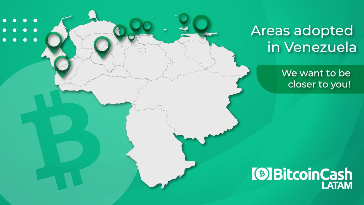 BCHLatam's tweet photo. There are 10 cities that we have approached in Venezuela, and it has undoubtedly been an arduous job of adopting our #BitcoinAgents
Read more at:
https://t.co/BpFaYaK0Vx
#BCH #BitcoinCash https://t.co/cHTUJePaRL