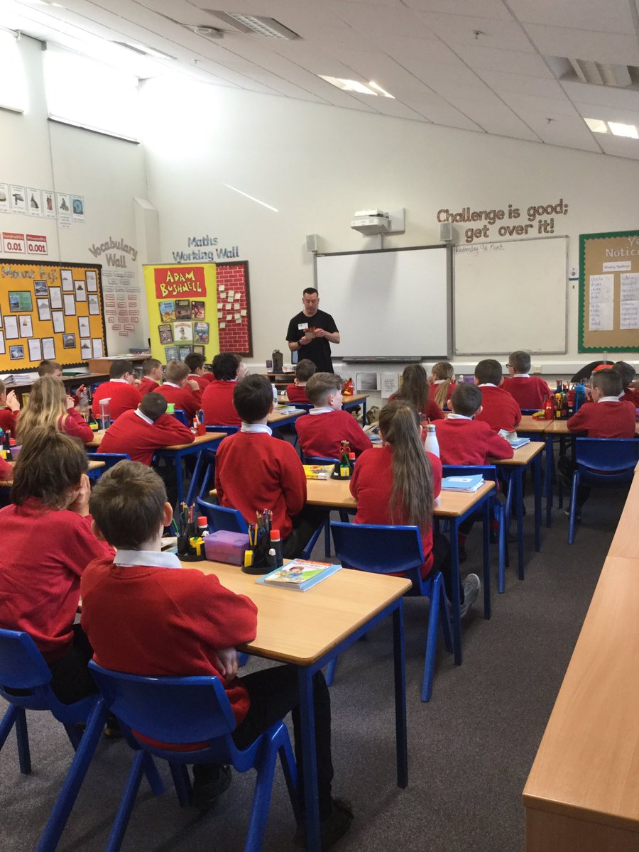 StJohnsShildon's tweet photo. Y6 had an amazing time working with @authoradam 
 last week! The pupils produced some awesome spooky stories. https://t.co/WVJRlNecXm