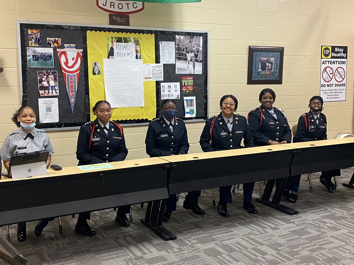 BibbCTAE's tweet photo. Congratulations to @CHChargers Army JROTC Unit who, under the direction of Cadet Colonel Daisy Anyakudo, scored a 99% out of 100% on their JPA Inspection. We are so proud of the cadets and their instructors. #BCSDCTAEDelivers #3EReady #VIProud https://t.co/HhP8ZWcvC2