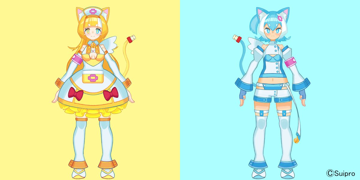 「Suipro所属のVチューバー、メルベル(@MELBELL_door)ちゃんとマ」|はあと（HEART）のイラスト