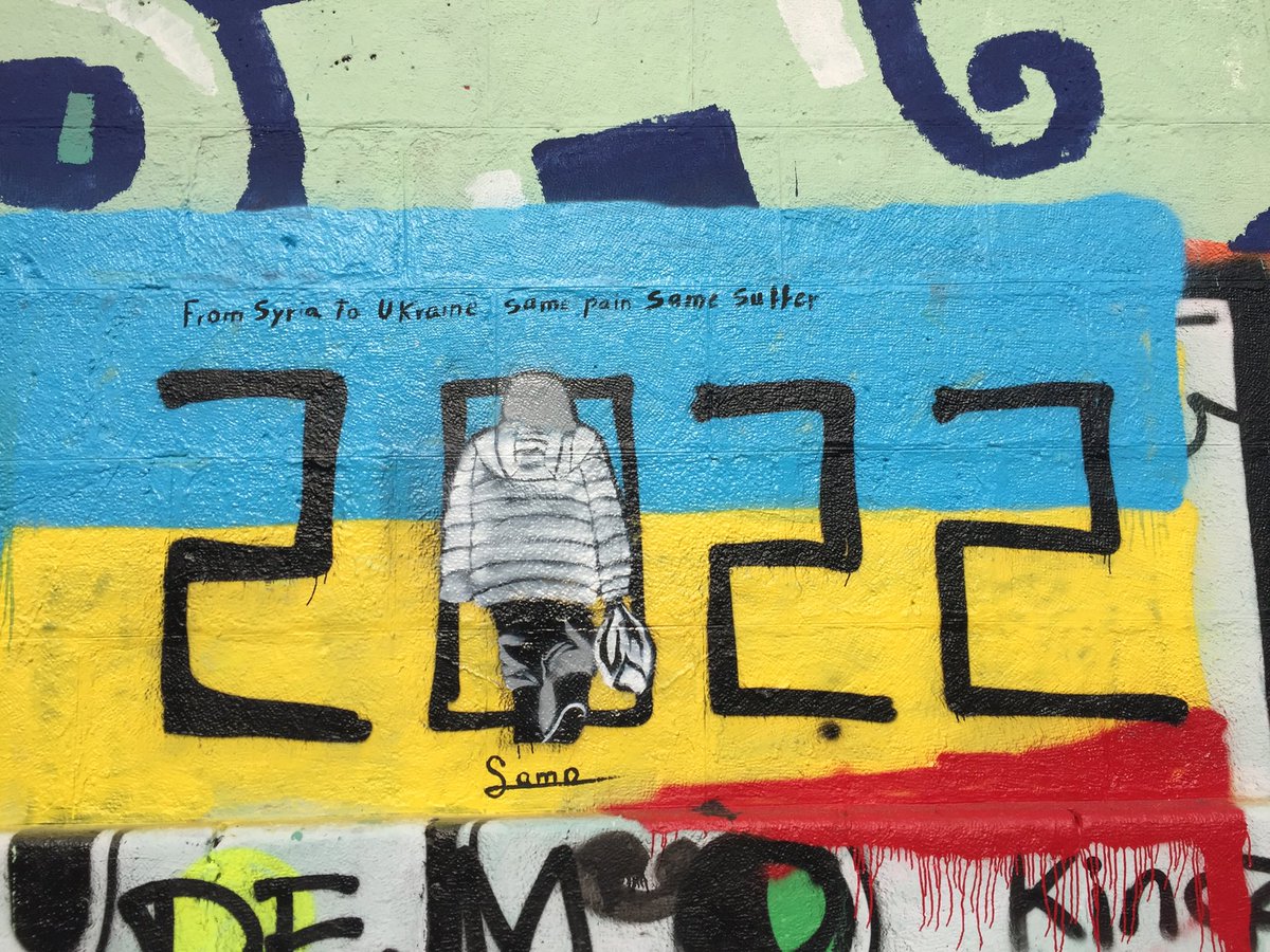 TanjaPaar's tweet photo. #Fundstück am Donaukanal #Mazzesinsel #Grafitto #Ukraine https://t.co/qxvvKC8oMa