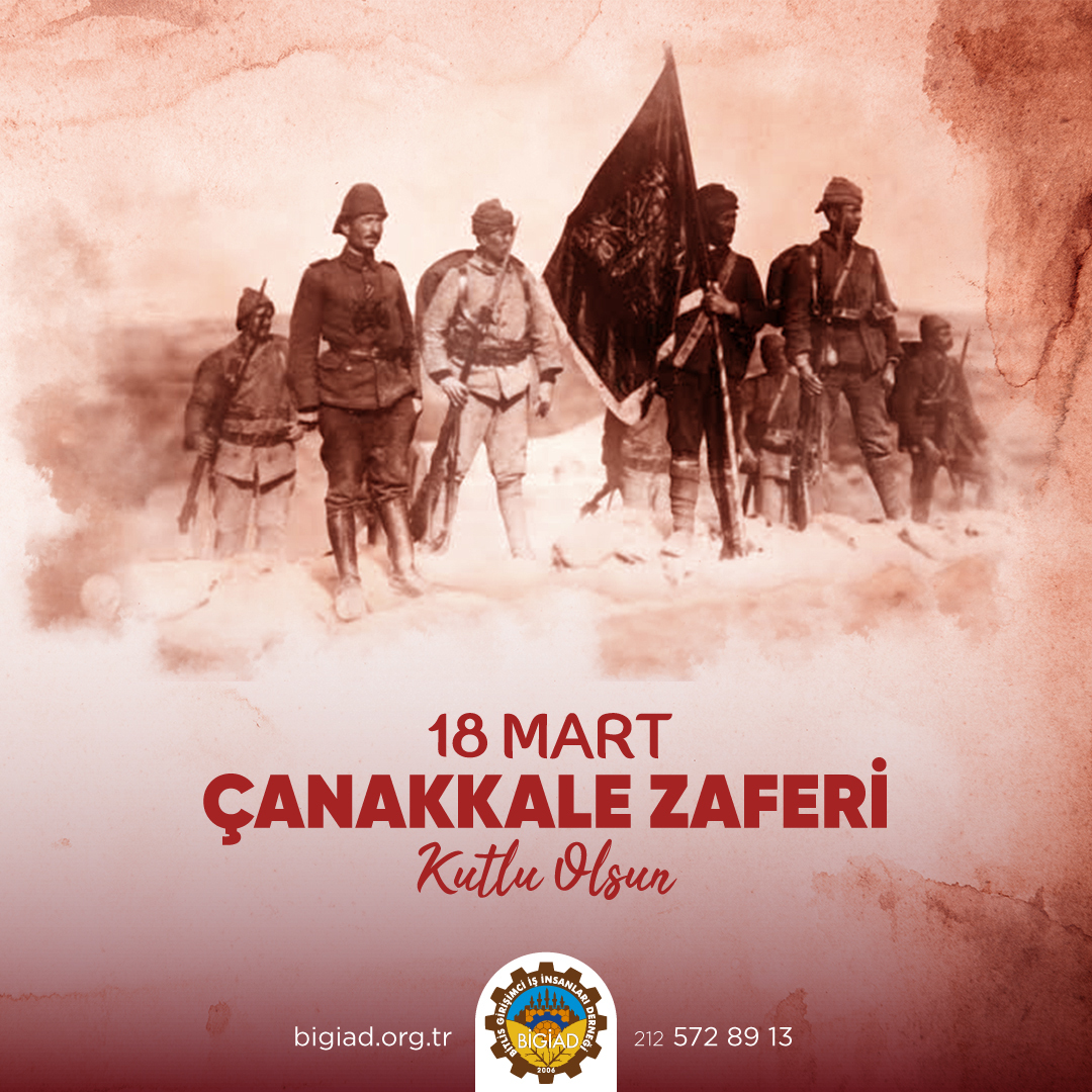 Bu toprakları bize vatan yapan bütün şehitlerimizi rahmet ve minnetle anıyoruz. 

#BİGİAD
#ÇanakkaleGeçilmez