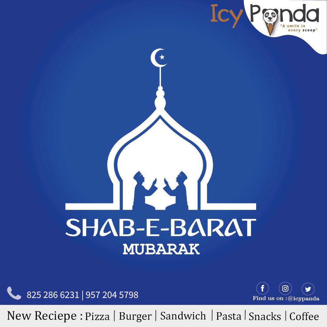 icypanda_in's tweet photo. Shab e barat Mubarak 💙

#shabebarat #mubarak #icypanda #icypandapurnea #cafe #parlour #bihar https://t.co/CqY39AgWPR