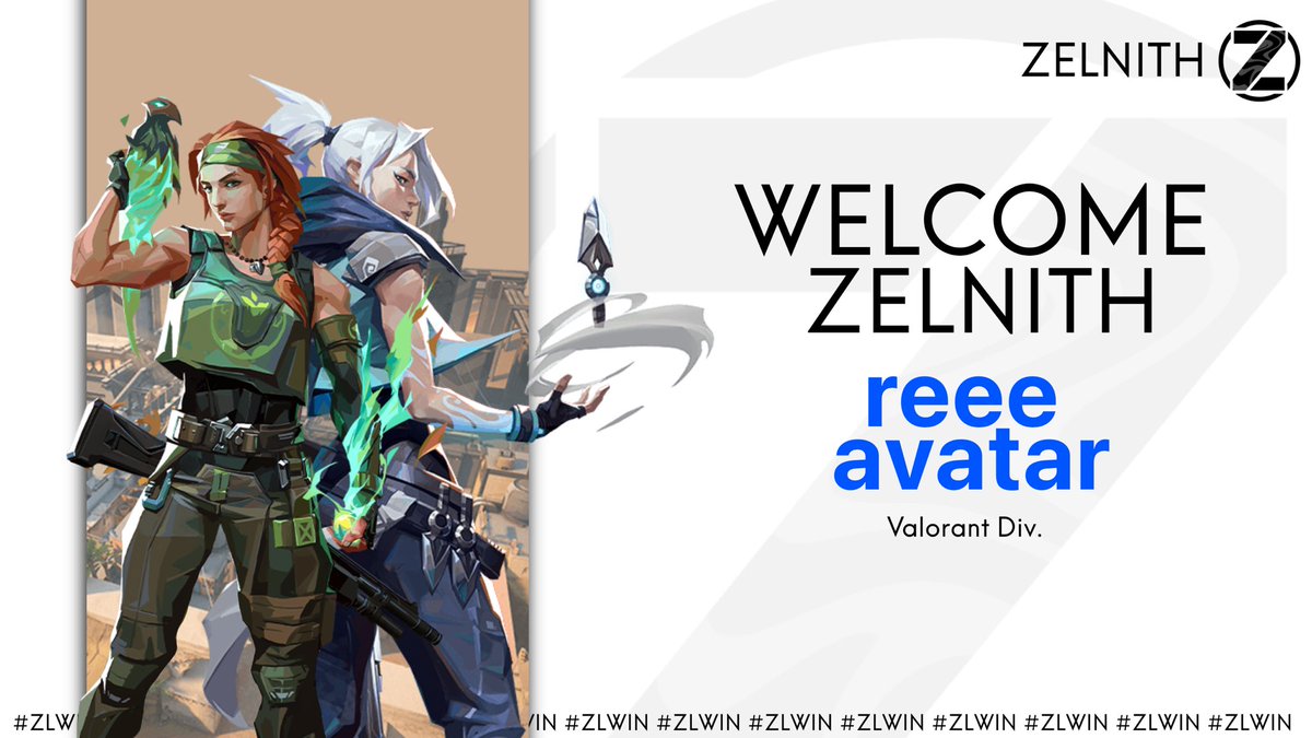 ZeLnith_ZL's tweet photo. 【加入報告】
VALORANT部門へ2名加入したことを報告します。
reee (@reeegoodness)
avatar
WELCOME ZELNITH
#ZELNITH https://t.co/IIKhVCC5sO
