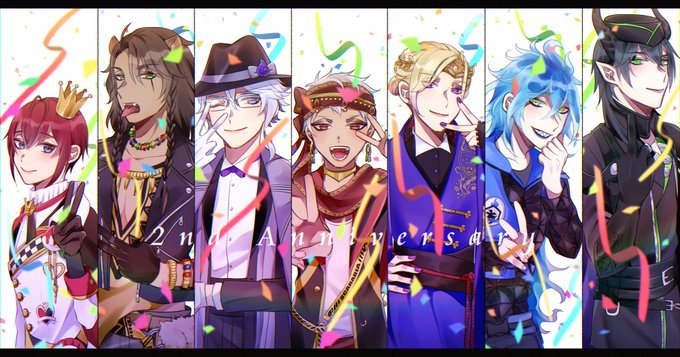 2周年おめでとうございます❣️❣️

#ツイステ2周年 
#ツイステファンアート
#twstファンアート 