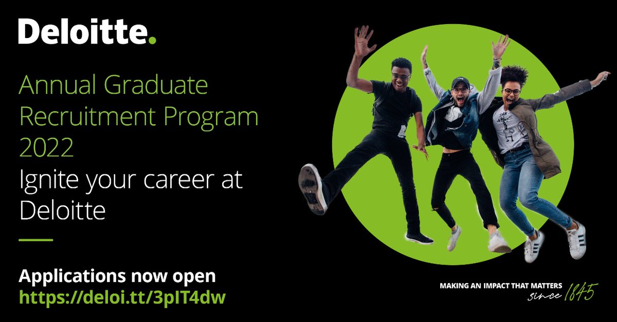 Annual Recruitment Program
For qualifying individuals, send your application
#recruitment 
#graduatetrainee