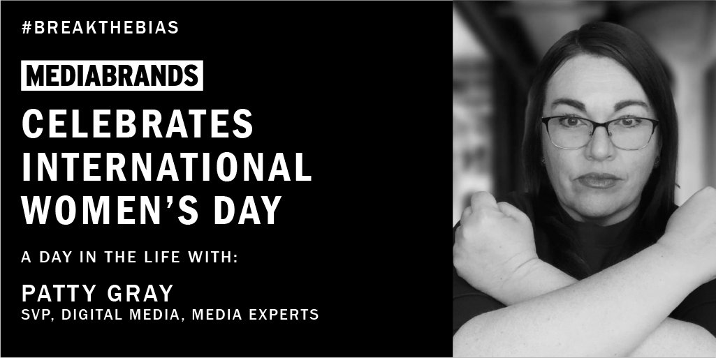 Today our “day in the life” story is from Patricia Gray, the Senior Vice President at Media Experts Canada. Visit our Instagram to hear from Patty bit.ly/36x0jOV #BreaktheBias #InternationalWomensDay2022 #WomensHistoryMonth