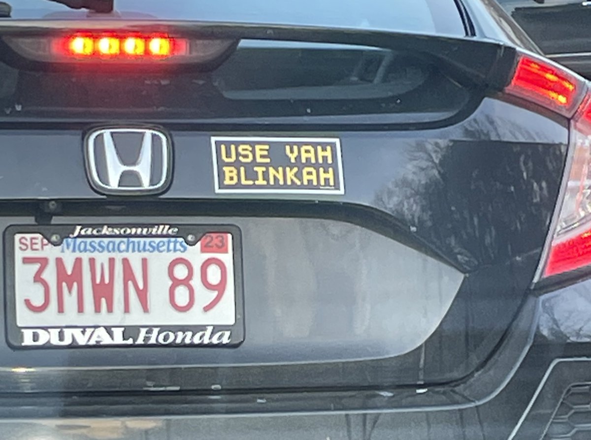 gti6cyl's tweet photo. a #PSA as we head into the weekend and summertime

#useyahblinkah when driving… https://t.co/QYhwxiobsm