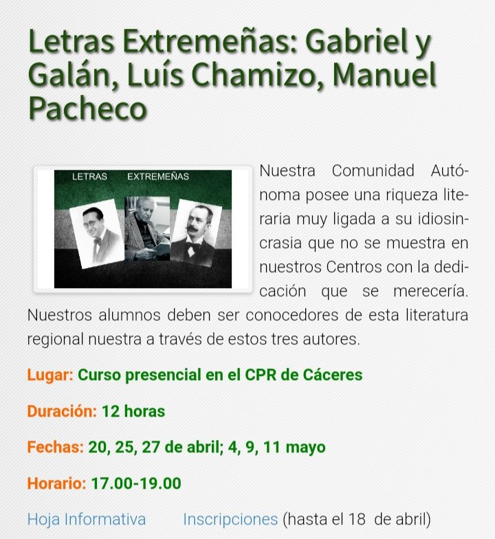 El #estremeñu sigui de gira polos CPR dela Estremaúra. D'esti viagi es el <a href="/cprcaceres/">CPR de Cáceres</a>
dela manu de <a href="/MarCaroGarca1/">Mar Caro García</a>. Apontai-vus que alogu vos queais sin sitiu!😎