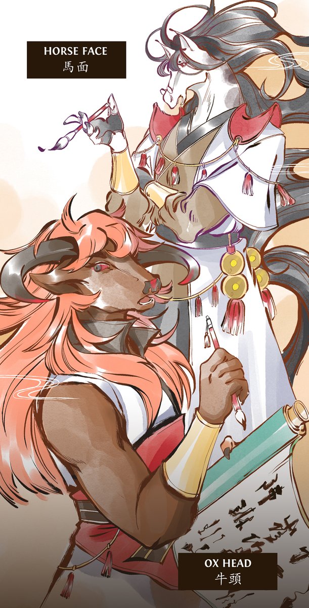 Our original webcomic about Chinese Hell has reached Chapter 4!! If you love oriental culture and mythology or just want to see hot hell lords judging your soul, you might love it🔥Link to it below!