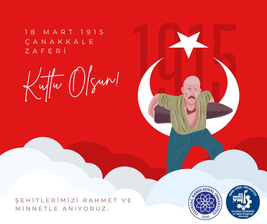 Çanakkale Zaferi'nin 107. yıl dönümünde, Gazi Mustafa Kemal Atatürk'ü ve şehitlerimizi saygıyla ve minnetle anıyoruz.