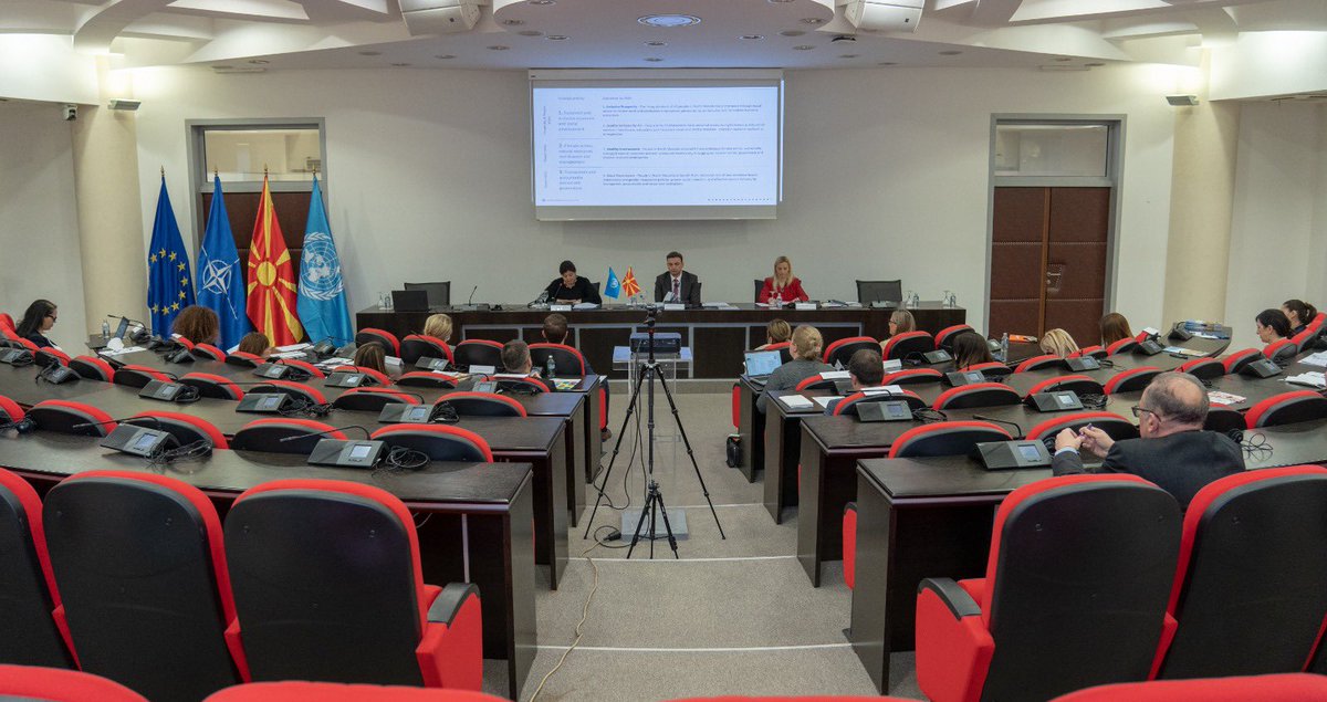 rossanadudziak's tweet photo. I am delighted the Joint Steering Committee endorsed the 2022 Joint Work Plan today. It is a major tool that makes the SDCF operational &amp; that emphasizes our focus on transparency, accountability and with a particular focus on results, for all people in North Macedonia #LNOB https://t.co/TBMhGVndQ3