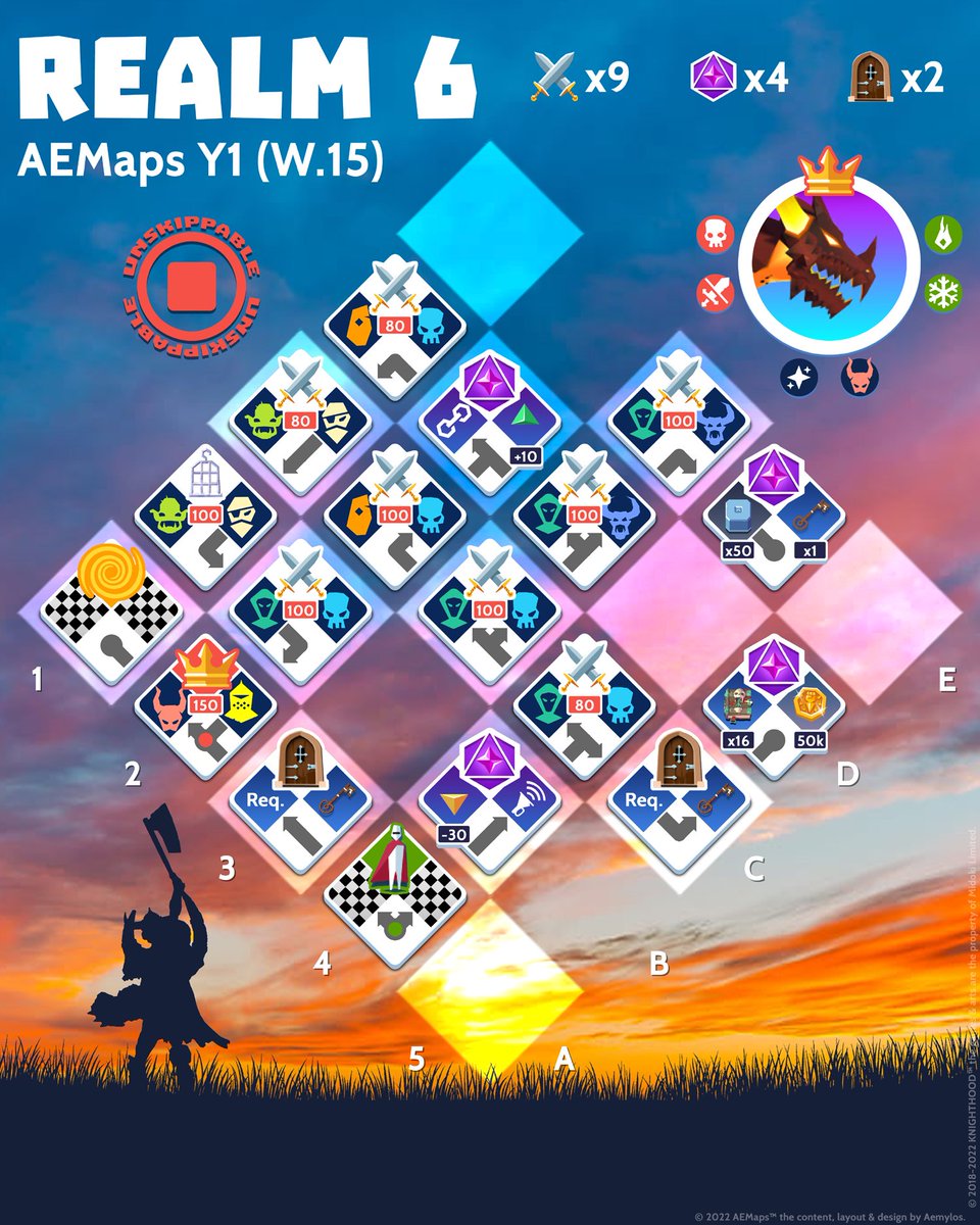 aemylos's tweet photo. AEMaps Y1 - the last batch of week 15.
See you all next monday, have a nice weekend and good luck!

#knighthoodgame #theriftmaps https://t.co/WOLw1dBX8W
