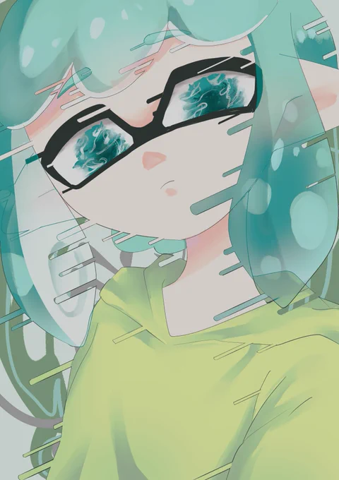 #みなさん去年の今頃はどんな絵描いてましたか線画大変やったやつや。 