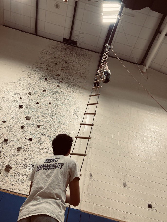 Our ropes course is back! Providing opportunities for interpersonal and intrapersonal learning and growth since 2001.@LearnWithMFern_ @WatsonBryan7 @BethelCTSuper