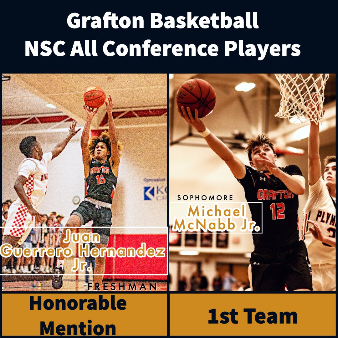 Congrats to our NSC All-Conference Players. #OneUnit <a href="/GraftonHIHawks/">Grafton Black Hawks</a>