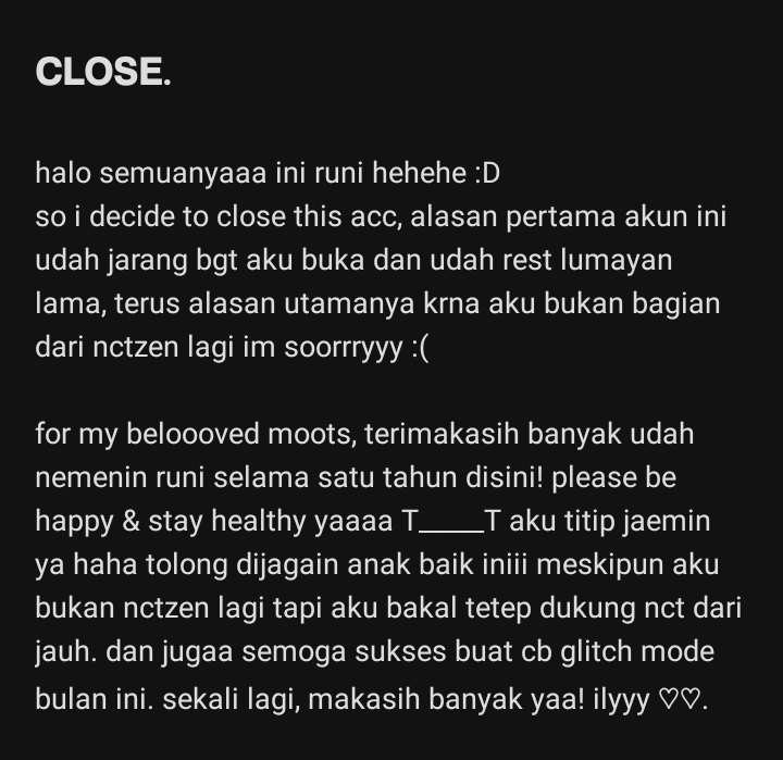 runi, close.✰ tweet media