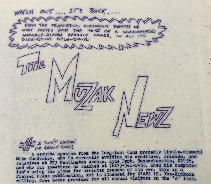 F5_archive's tweet photo. For Gunderloy, whether the output was a #mimeo, dot matrix printer, or offset press, writing *was* publishing. He put out at least ten other #zines, before and during the tenure of #factsheet5. More 👇
https://t.co/yaoCIKj6Gl https://t.co/gYbbPoeUFi