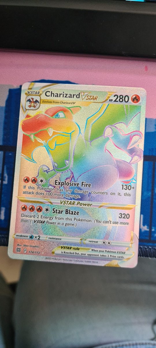 BluePanda397's tweet image. Remember these boxes, yeah I just pulled this bad boy 5th pack into opening #Charizard #charizardvstar #pokemontcg #pokemonCards #Pokemon