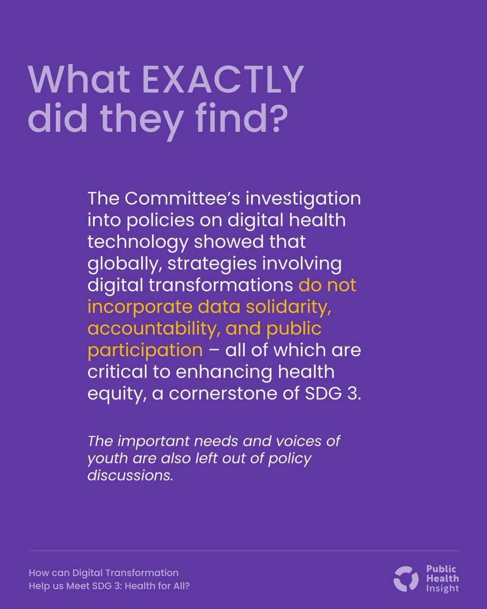ThePHInsight's tweet photo. ➡️Digital technology has transformed almost every aspect of our lives, including access to health.
➡️#SDG3 sets a target of health and wellness for all by 2030.
➡️@TheLancet &amp; @FinancialTimes teamed up to explore how digital transformations can support this goal. Learn more 👇👇 https://t.co/pYXkTtfrLY