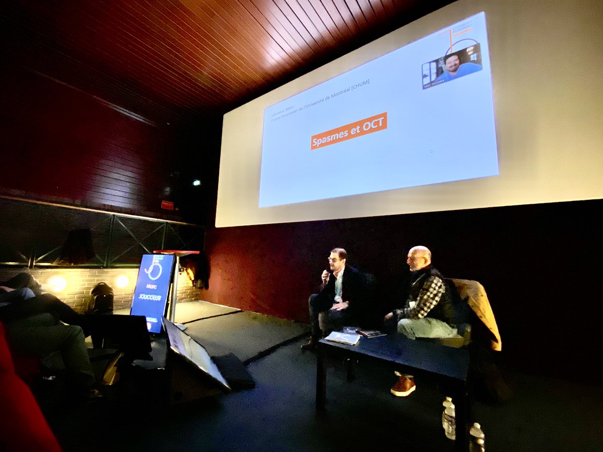 Nicolas Combaret (@nicocoombs63) on Twitter photo Programme riche et international cet après-midi aux JOCT 2022
Intervention de Marc Jolicoeur depuis le Canada: OCT et spasme
#JOCT <a href="/gregoirerange/">Range Gregoire</a> <a href="/HontonB/">Honton Benjamin</a> <a href="/pmtfff/">Motreff Pascal</a> <a href="/quentinlandolff/">Quentin Landolff</a> <a href="/SouteyrandG/">Souteyrand Geraud</a> <a href="/JacquesMonsegu/">MONSEGU Jacques</a>
<a href="/ColletJeanphil1/">Collet Jean-philippe</a> <a href="/pcommeau/">philippeC</a> <a href="/radwanehakim/">radwan hakim</a> @HakimBenamer Programme riche et international cet après-midi aux JOCT 2022
Intervention de Marc Jolicoeur depuis le Canada: OCT et spasme
#JOCT <a href="/gregoirerange/">Range Gregoire</a> <a href="/HontonB/">Honton Benjamin</a> <a href="/pmtfff/">Motreff Pascal</a> <a href="/quentinlandolff/">Quentin Landolff</a> <a href="/SouteyrandG/">Souteyrand Geraud</a> <a href="/JacquesMonsegu/">MONSEGU Jacques</a>
<a href="/ColletJeanphil1/">Collet Jean-philippe</a> <a href="/pcommeau/">philippeC</a> <a href="/radwanehakim/">radwan hakim</a> @HakimBenamer