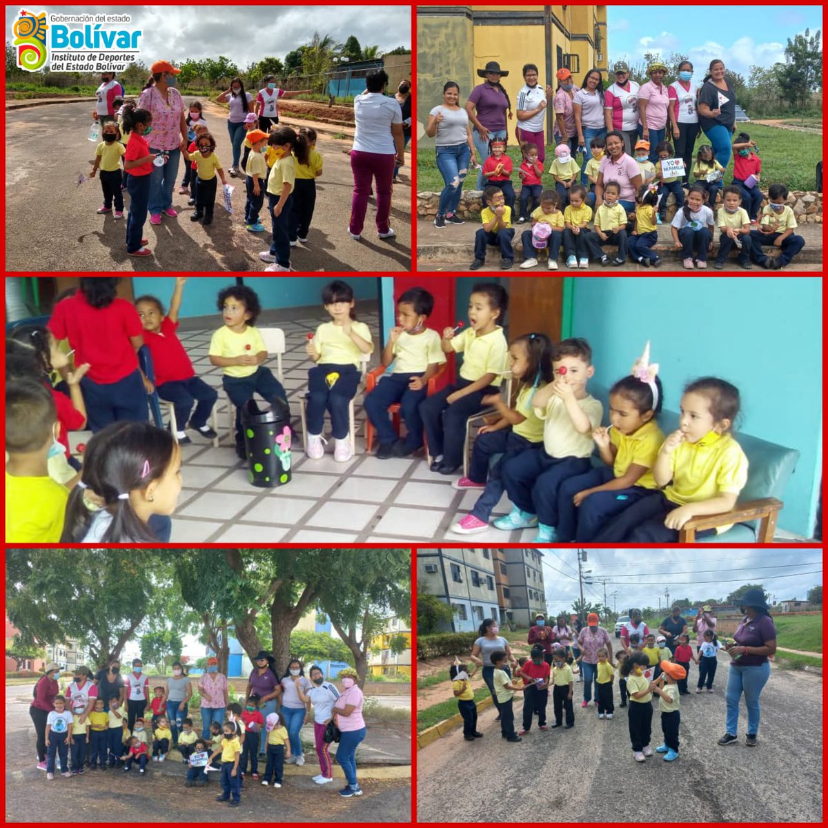 #Regional | El equipo de @Idebol continúa con su programa 'Idebol va a la escuela' y es así que desde el CEI Lomas de Angostura realizaron distintas actividades deportivas a 25 niños y sus representantes #YoCreoEnVenezuela #18Mar