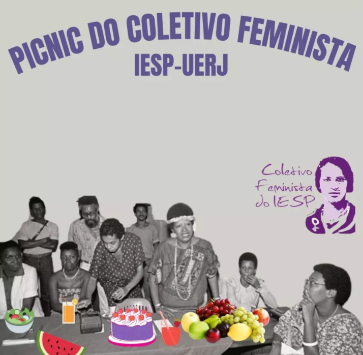 O Coletivo Feminista Virgínia Leone Bicudo convida as nossas pós-graduandas para seu picnic de confraternização! O objetivo é dar boas vindas a quem está chegando agora ao #IESPUERJ e reencontrar quem já passou pela casa. Entre em contato com o @ColetFeminIESP para saber mais.