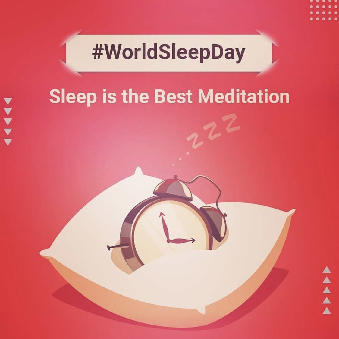 actionhappiness's tweet photo. Take time to rest. Sleep is the best meditation 😴 

#WorldSleepDay https://t.co/fWue2KUIuI