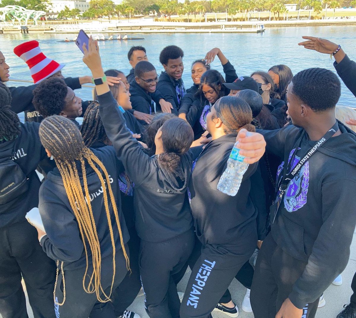 KropSHS's tweet photo. Krop’s amazingly talented Thespians, just got Top Honors for their One Act Play, Seussical Jr., at the Florida State Thespian Festival. Congratulations Troupe 5927! We are so proud of your hard work! 😊💜⚡️ @SuptDotres @MDCPSNorth @akosnitzky https://t.co/FyW3yoYPUc