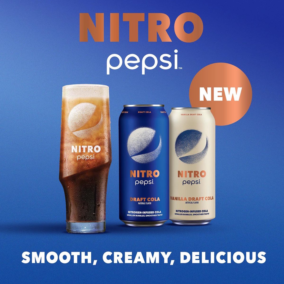 pepsicorbin's tweet photo. Pepsi Nitro! Regular and Vanilla now available at your favorite store.  #NitroPepsi https://t.co/dbikAZPdAo