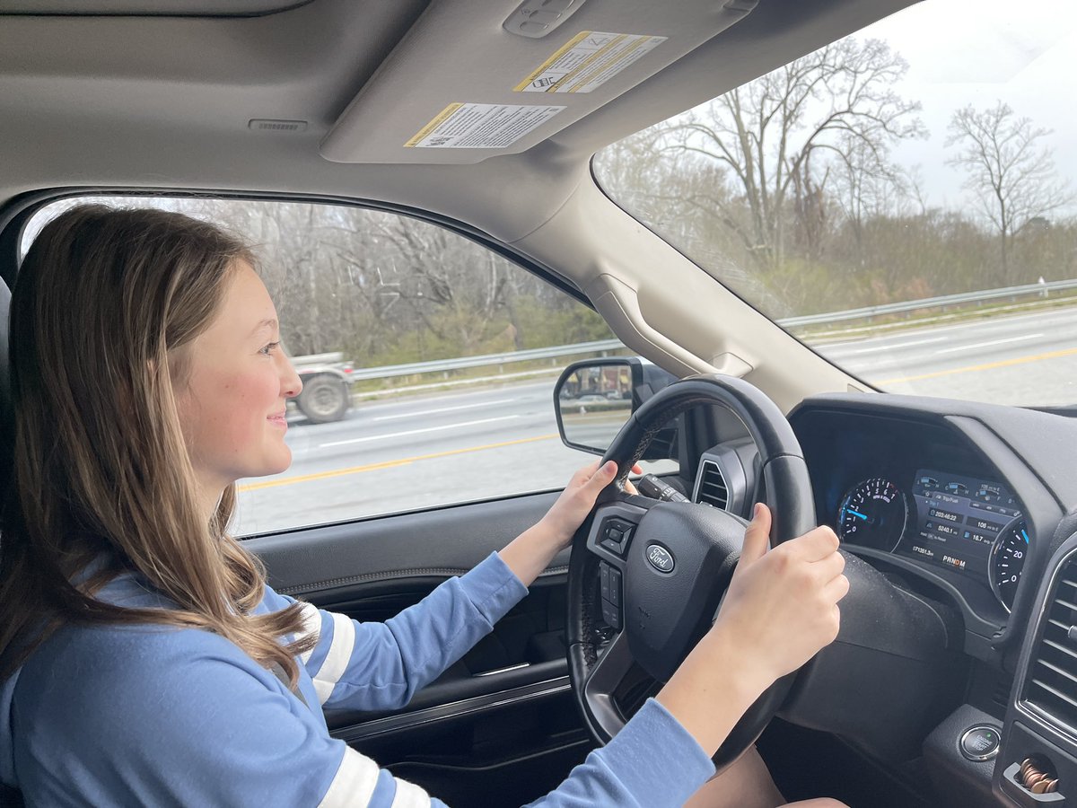 BenHartsock's tweet photo. My eldest daughter got her permit today…I’m enjoying older kid milestones just as much as young kid milestones…wasn’t expecting that. #10and2 https://t.co/XbEKAOn10e