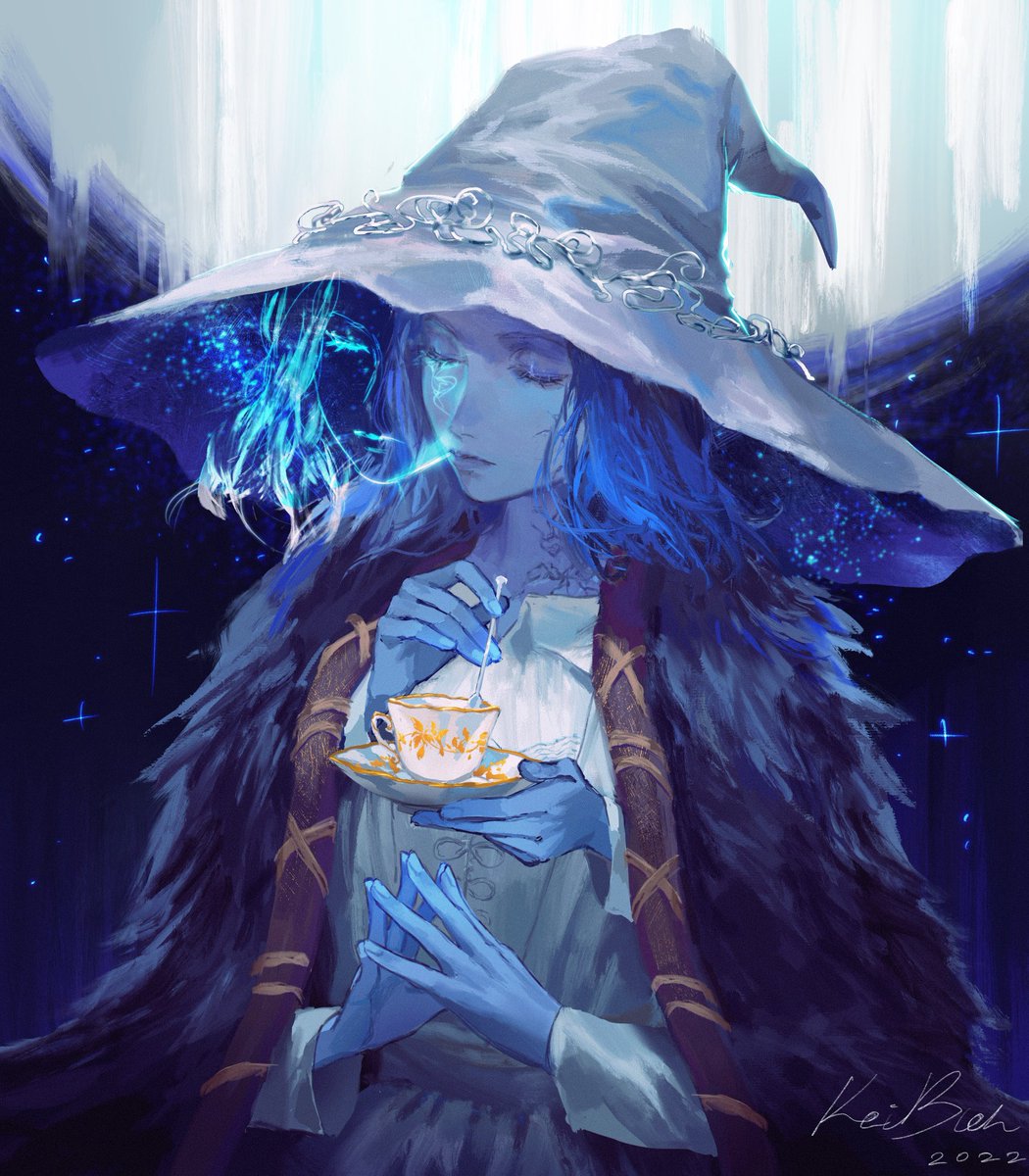 魔女ラニ 「Ranni and tea #ELDENRING 」|KeiB ✦のイラスト