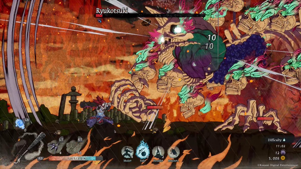 ArtGameMedia's tweet photo. [JEUX ACTU 🎮] Il y a un mois, Konami réssuscitait le jeu d'arcades hardcore GetsuFumaDen avec sa version Undying Moon, empreinte du mouvement artistique japonais ukiyo-e, quel graphisme de luxe ! 💎 #gaming #design https://t.co/TIUt1B88tV