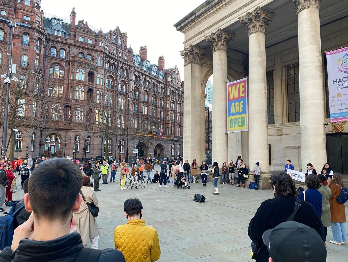 KidsOfColourHQ's tweet photo. 🚨 NO POLICE IN SCHOOLS 🚨 

Thank you to Manchester for showing up! We stood in solidarity with Child Q and said #NoPoliceInSchools and abolition in our lifetime 🔥 

Thanks to our speakers from Kids of Colour, @npolicemonitor, @KillTheBillMcr and @NExclusions. https://t.co/xzNsJpkT90