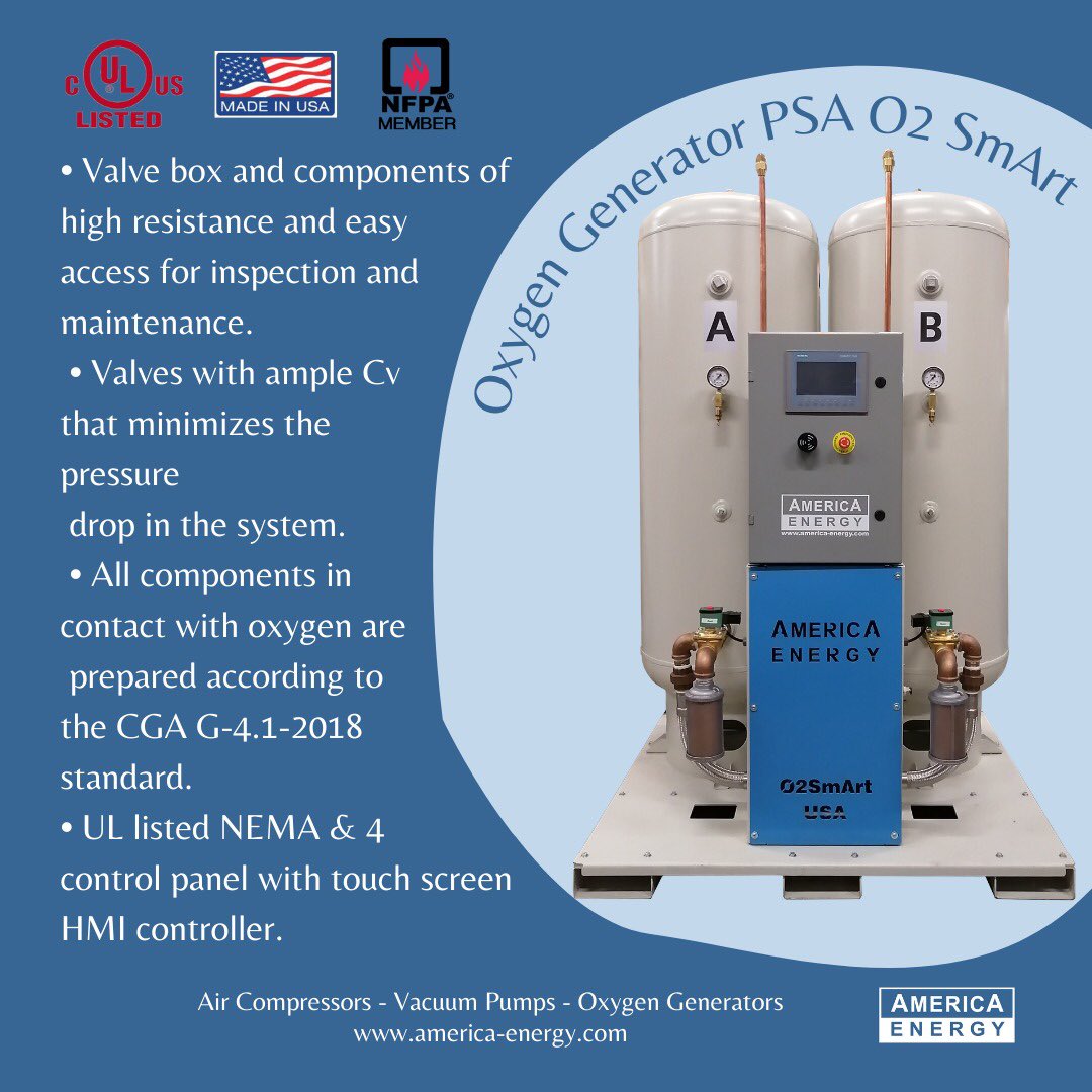 Read and get to know in detail about our Oxygen Generator PSA O2 SmArt. #OxygenPSA #OxygenGenerator #MadeInUSA