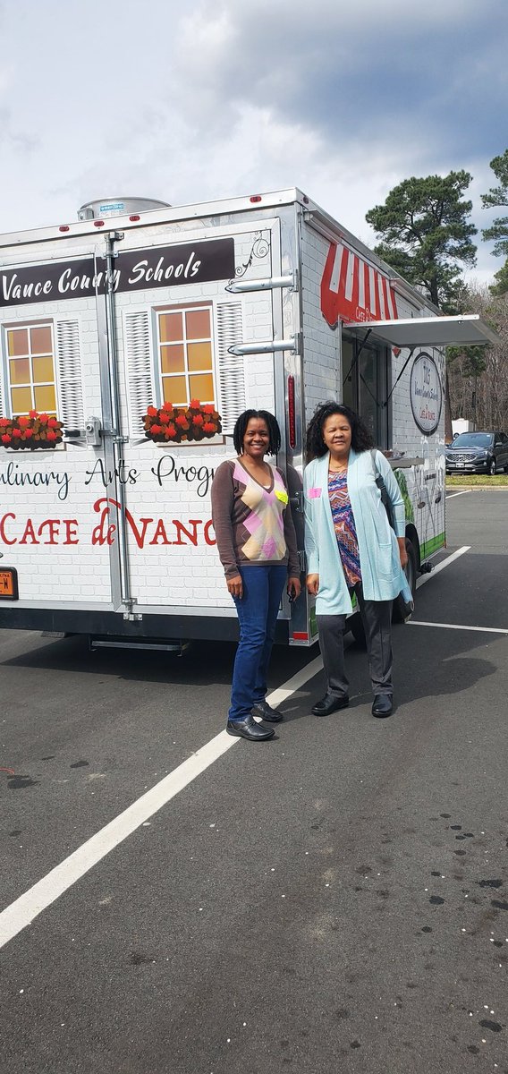 CdcNhs's tweet photo. We are Springing into CTE Mini Conference... Check out Vance County Schools' Cafe de Vance Mobile Unit. This would be a great addition for DPS. https://t.co/N1GODFjWVm